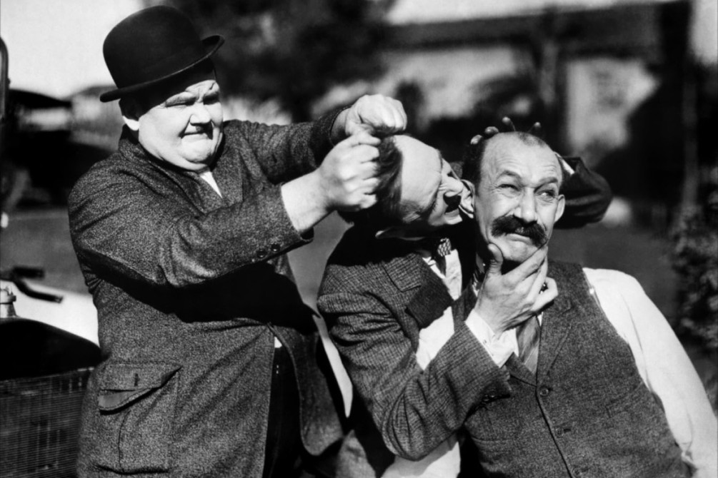 Classic Laurel and Hardy Silent Shorts movie still