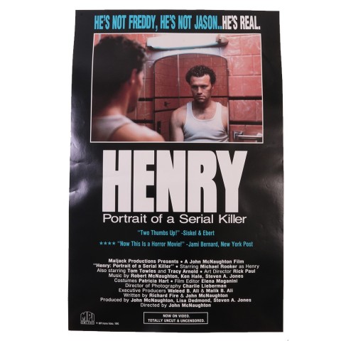 Poster for Henry: Portrait of a Serial Killer