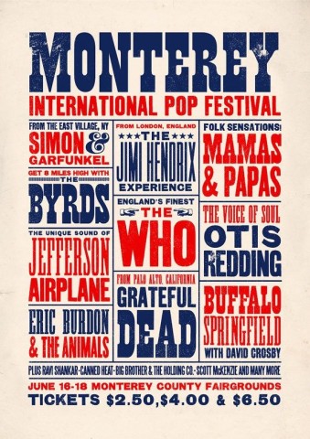 Poster for Monterey Pop