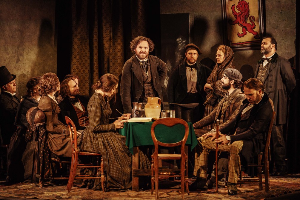 National Theatre Live: Young Marx movie still