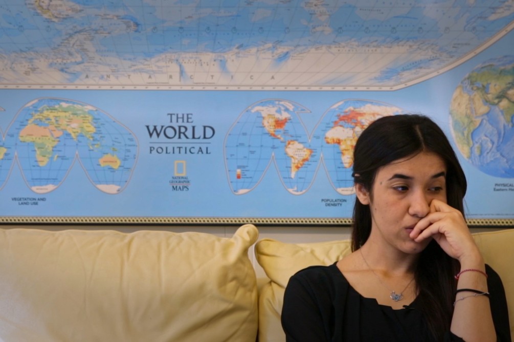 On Her Shoulders movie still