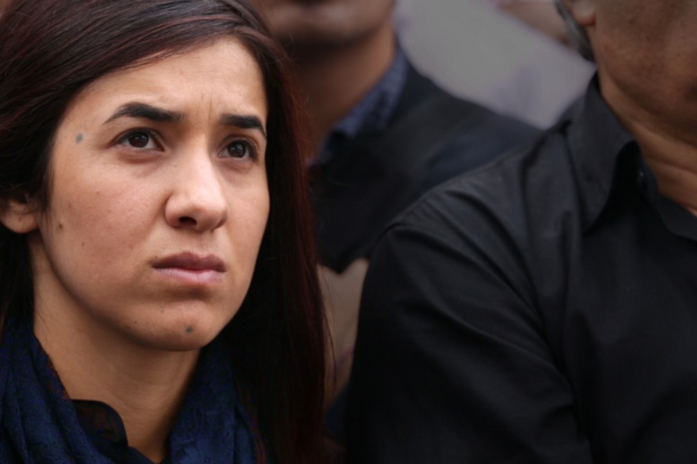 On Her Shoulders movie still