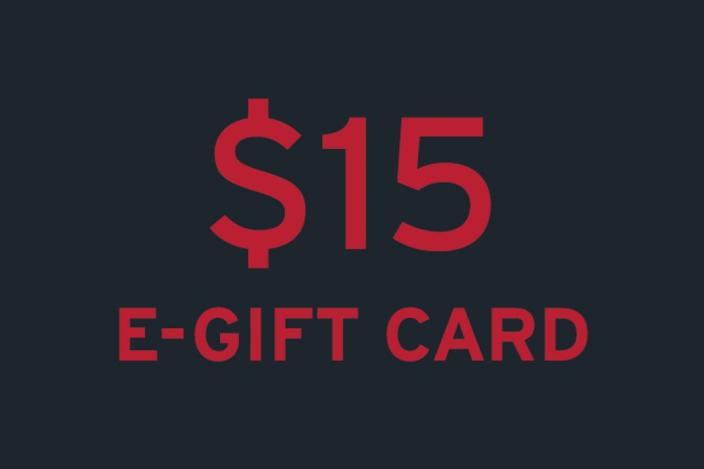$15 e-gift card